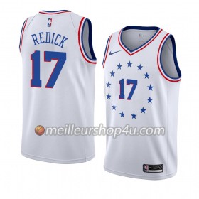 Maillot Basket Homme Philadelphia 76ers J.J. Redick 17 2018-19 Nike Blanc Swingman